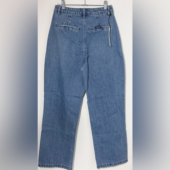 Rolla’s NWT Chloe Pleated High-Rise Crop Jeans - Picture 3 of 8